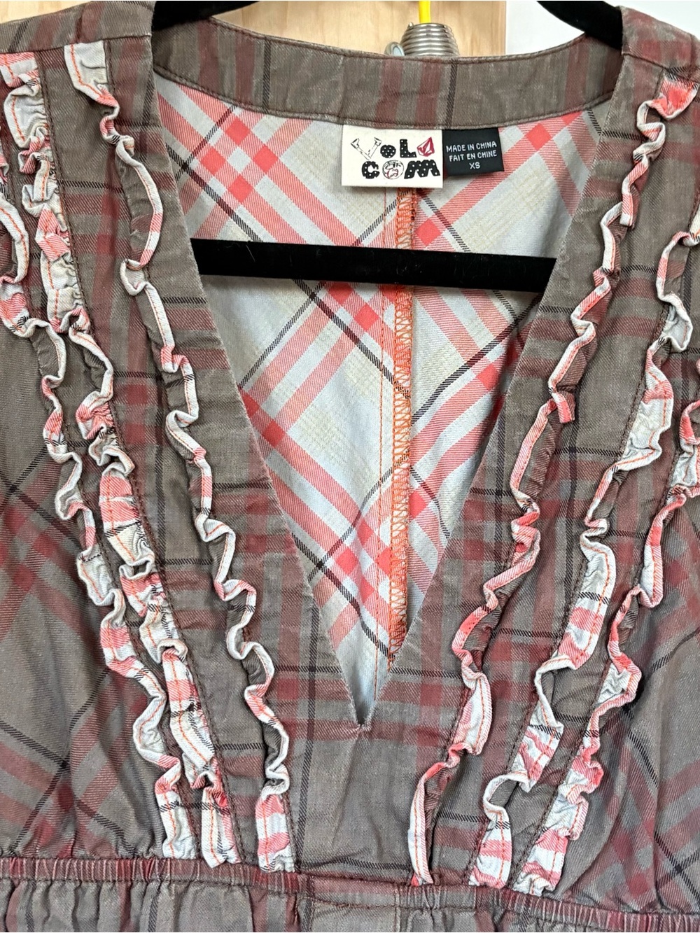 Plaid mini dress - Picture 2 of 6